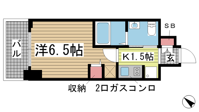 エステムコート神戸ハーバーランド前Ⅴアクア 1305|神戸市兵庫区湊町(JR東海道本線(近畿)神戸駅)のマンション間取 エステムコート神戸ハーバーランド前Ⅴアクア 1305|神戸市兵庫区湊町(JR東海道本線(近畿)神戸駅)のマンション間取