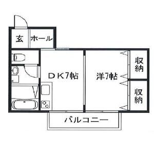 神戸市兵庫区菊水町の賃貸物件間取画像