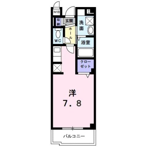 尼崎市御園の賃貸物件間取画像