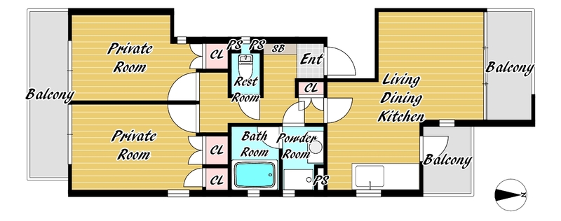 神戸市東灘区御影郡家の賃貸物件外観写真
