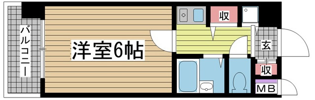 リーガル新神戸 608|神戸市中央区二宮町(JR東海道本線(近畿)三ノ宮駅)のマンション間取 リーガル新神戸 608|神戸市中央区二宮町(JR東海道本線(近畿)三ノ宮駅)のマンション間取