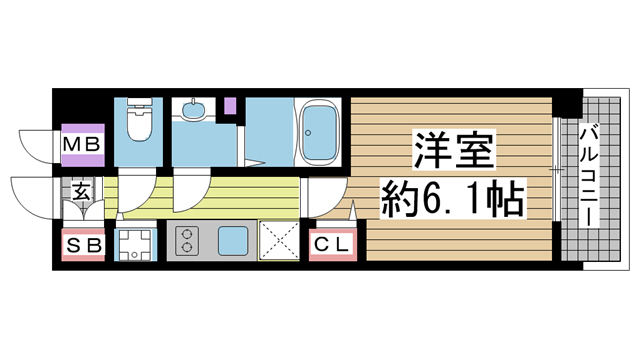 プレサンスKOBEアモーレ 809|神戸市中央区橘通(JR東海道本線(近畿)神戸駅)のマンション間取 プレサンスKOBEアモーレ 809|神戸市中央区橘通(JR東海道本線(近畿)神戸駅)のマンション間取
