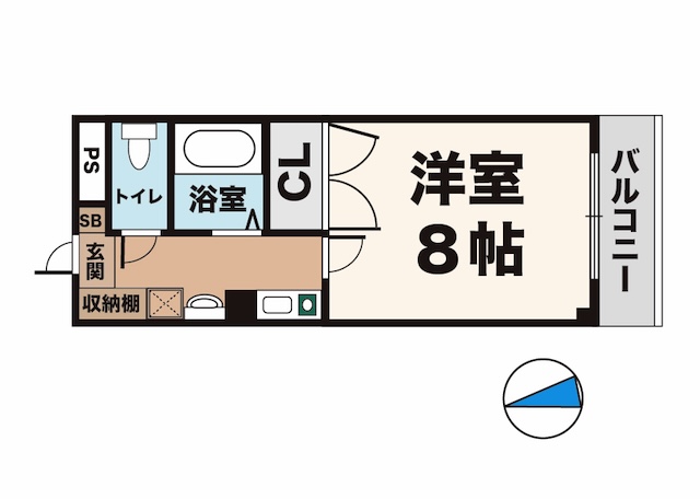 神戸市西区今寺の賃貸物件間取画像