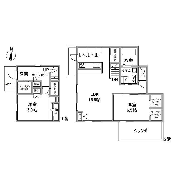 神戸市中央区再度筋町の賃貸物件間取画像