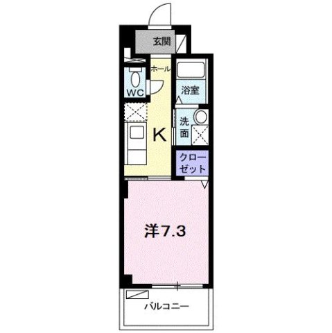 神戸市東灘区住吉南町の賃貸物件間取画像