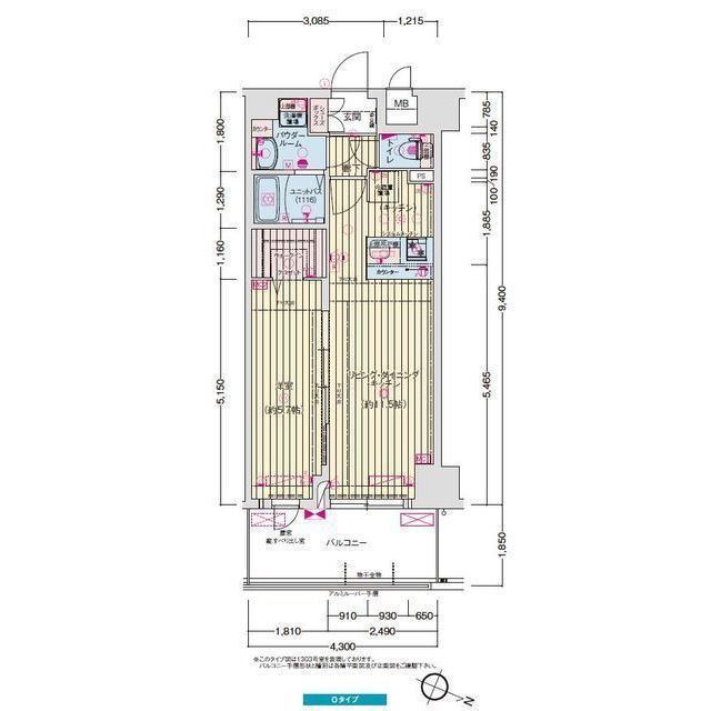 プレサンス神戸セレスティア 1303|神戸市兵庫区西多聞通(神戸高速線高速神戸駅)のマンション間取 プレサンス神戸セレスティア 1303|神戸市兵庫区西多聞通(神戸高速線高速神戸駅)のマンション間取
