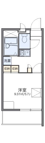 尼崎市田能の賃貸物件間取画像