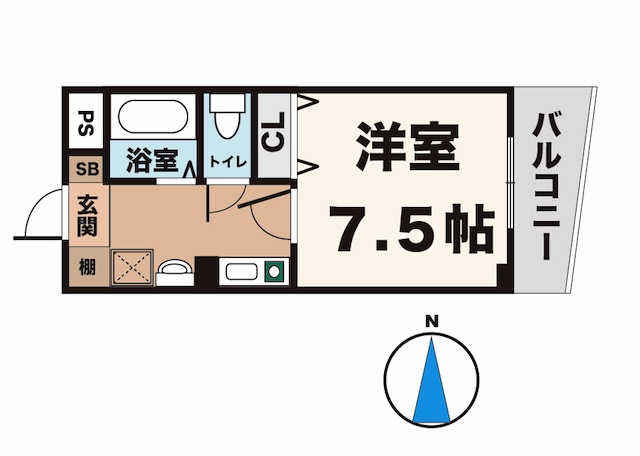 神戸市垂水区宮本町の賃貸物件間取画像