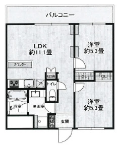 マルシンハイツ 207|神戸市兵庫区東山町(神戸市営地下鉄線湊川公園駅)のマンション間取 マルシンハイツ 207|神戸市兵庫区東山町(神戸市営地下鉄線湊川公園駅)のマンション間取