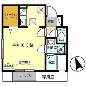 神戸市北区鈴蘭台東町の賃貸物件間取画像