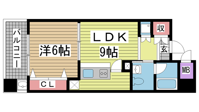 カトルセゾン 1003|神戸市中央区二宮町(JR東海道本線(近畿)三ノ宮駅)のマンション間取 カトルセゾン 1003|神戸市中央区二宮町(JR東海道本線(近畿)三ノ宮駅)のマンション間取