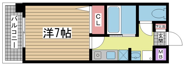 神戸市灘区友田町の賃貸物件間取画像