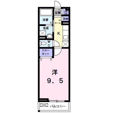 尼崎市東難波町の賃貸物件間取画像