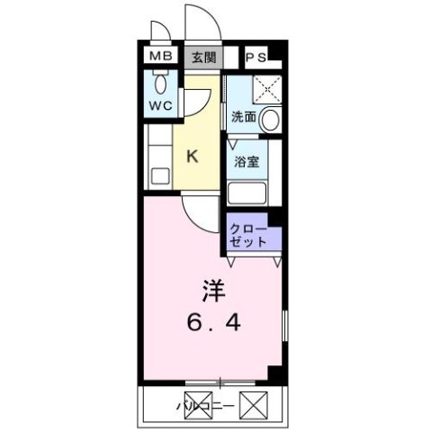 尼崎市名神町の賃貸物件間取画像