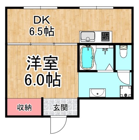 尼崎市上坂部の賃貸物件間取画像