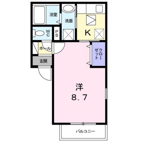 尼崎市武庫川町の賃貸物件間取画像