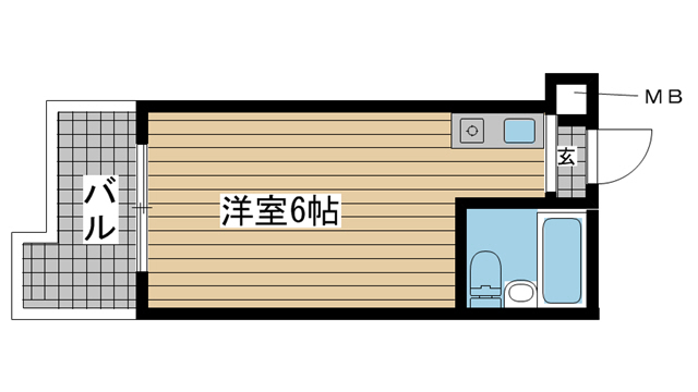 神戸市東灘区御影石町の賃貸物件間取画像