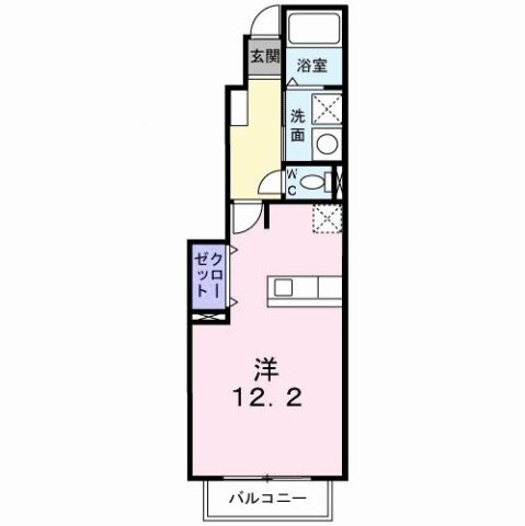 明石市旭が丘の賃貸物件間取画像