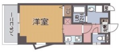 神戸市兵庫区駅南通の賃貸物件間取画像