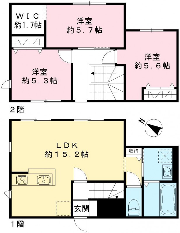 神戸市灘区薬師通の賃貸物件間取画像