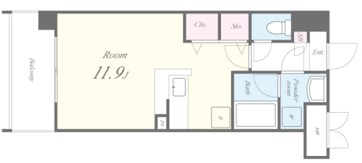神戸市東灘区住吉宮町の賃貸物件間取画像
