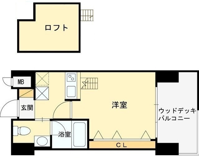 神戸市灘区友田町の賃貸物件間取画像