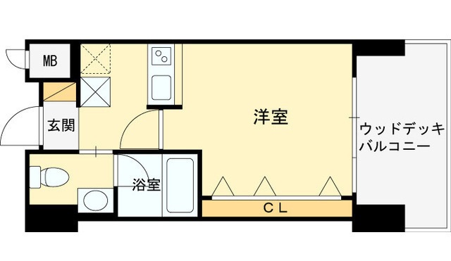 神戸市灘区友田町の賃貸物件間取画像