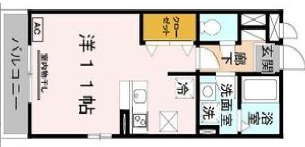神戸市灘区稗原町の賃貸物件間取画像