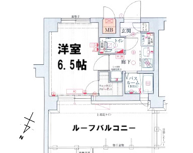 神戸市中央区南本町通の賃貸物件間取画像