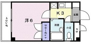 神戸市中央区割塚通の賃貸物件間取画像