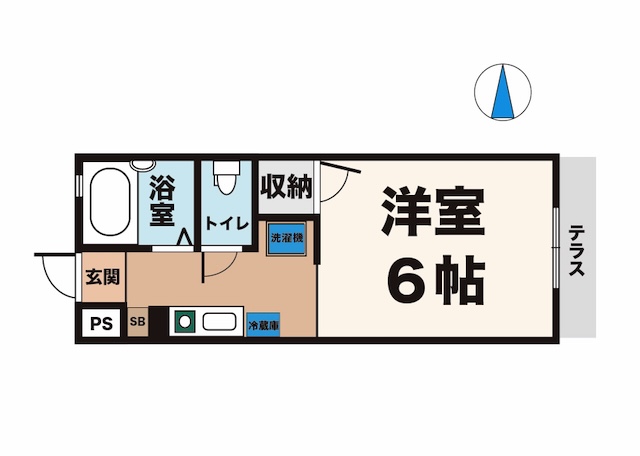 神戸市垂水区名谷町の賃貸物件間取画像