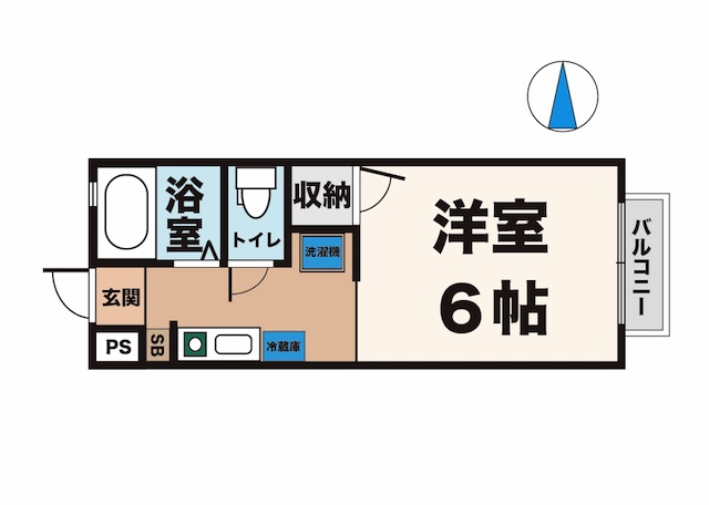 神戸市垂水区名谷町の賃貸物件間取画像
