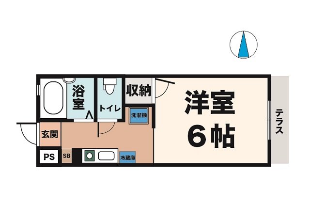 神戸市垂水区名谷町の賃貸物件間取画像