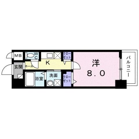 プラチナコート 304|神戸市中央区御幸通(JR東海道本線(近畿)三ノ宮駅)のマンション間取 プラチナコート 304|神戸市中央区御幸通(JR東海道本線(近畿)三ノ宮駅)のマンション間取