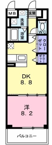 明石市大久保町大窪の賃貸物件間取画像