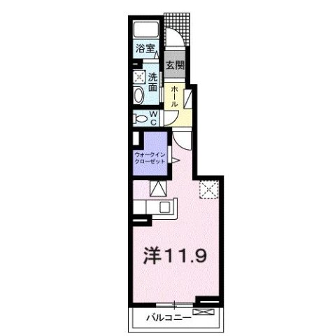 三田市南が丘の賃貸物件間取画像