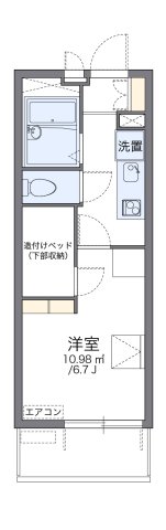 西宮市本町の賃貸物件間取画像