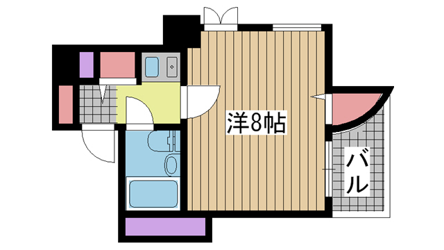神戸市中央区北長狭通の賃貸物件間取画像