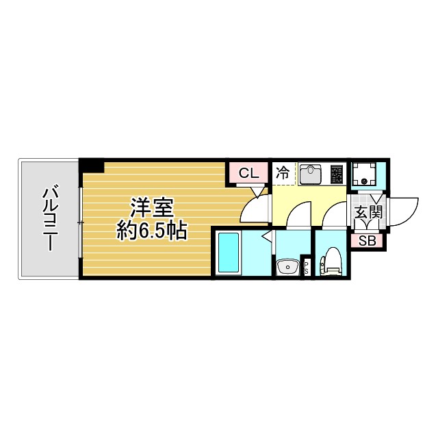 神戸市兵庫区松原通の賃貸物件間取画像