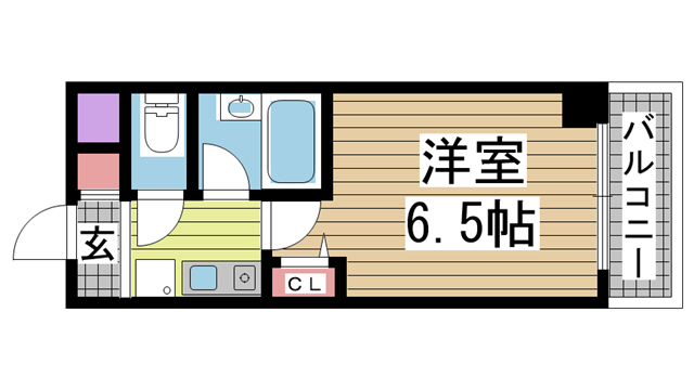 神戸市中央区雲井通の賃貸物件間取画像