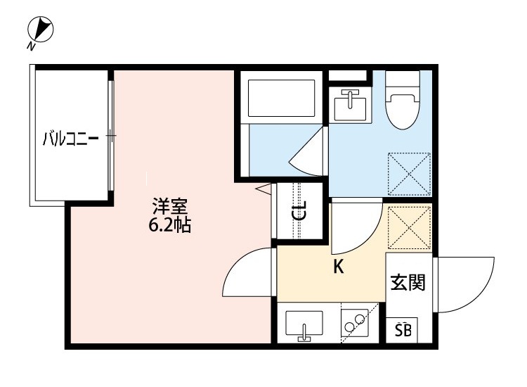 神戸市須磨区須磨浦通の賃貸物件間取画像