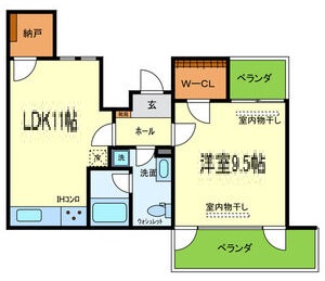神戸市東灘区岡本の賃貸物件間取画像