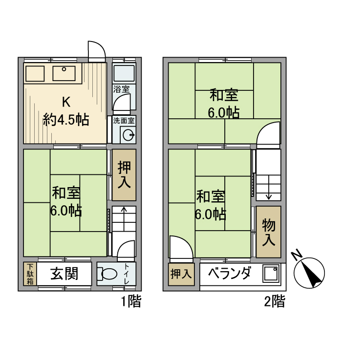 上ケ原九番町テラスハウス 00|西宮市上ケ原九番町(阪急今津線甲東園駅)のテラスハウス間取 上ケ原九番町テラスハウス 00|西宮市上ケ原九番町(阪急今津線甲東園駅)のテラスハウス間取