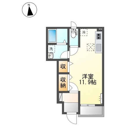 神戸市北区鈴蘭台西町の賃貸物件間取画像