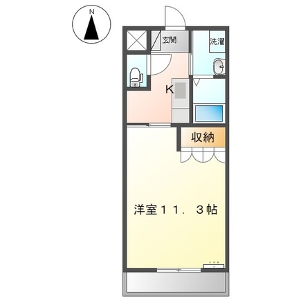 神戸市北区唐櫃台の賃貸物件間取画像