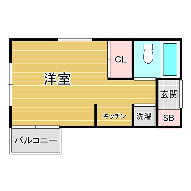 神戸市垂水区清水通の賃貸物件間取画像