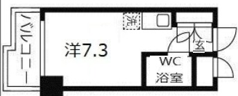 神戸市中央区御幸通の賃貸物件間取画像
