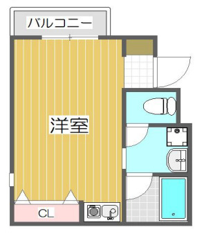 神戸市中央区上筒井通の賃貸物件間取画像