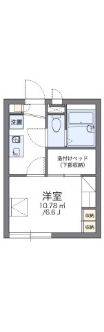 レオパレス杭瀬北新町Ⅰ 205|尼崎市杭瀬北新町(阪神本線杭瀬駅)のアパート間取 レオパレス杭瀬北新町Ⅰ 205|尼崎市杭瀬北新町(阪神本線杭瀬駅)のアパート間取