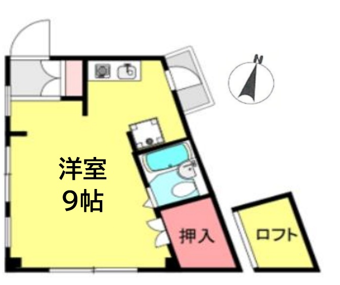 神戸市垂水区旭が丘の賃貸物件間取画像
